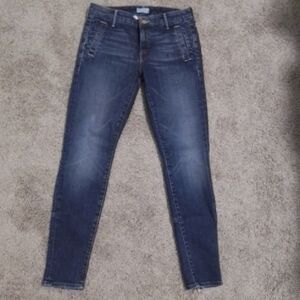 MOTHER Zip Welt Muse Eye Candy Skinny Jeans